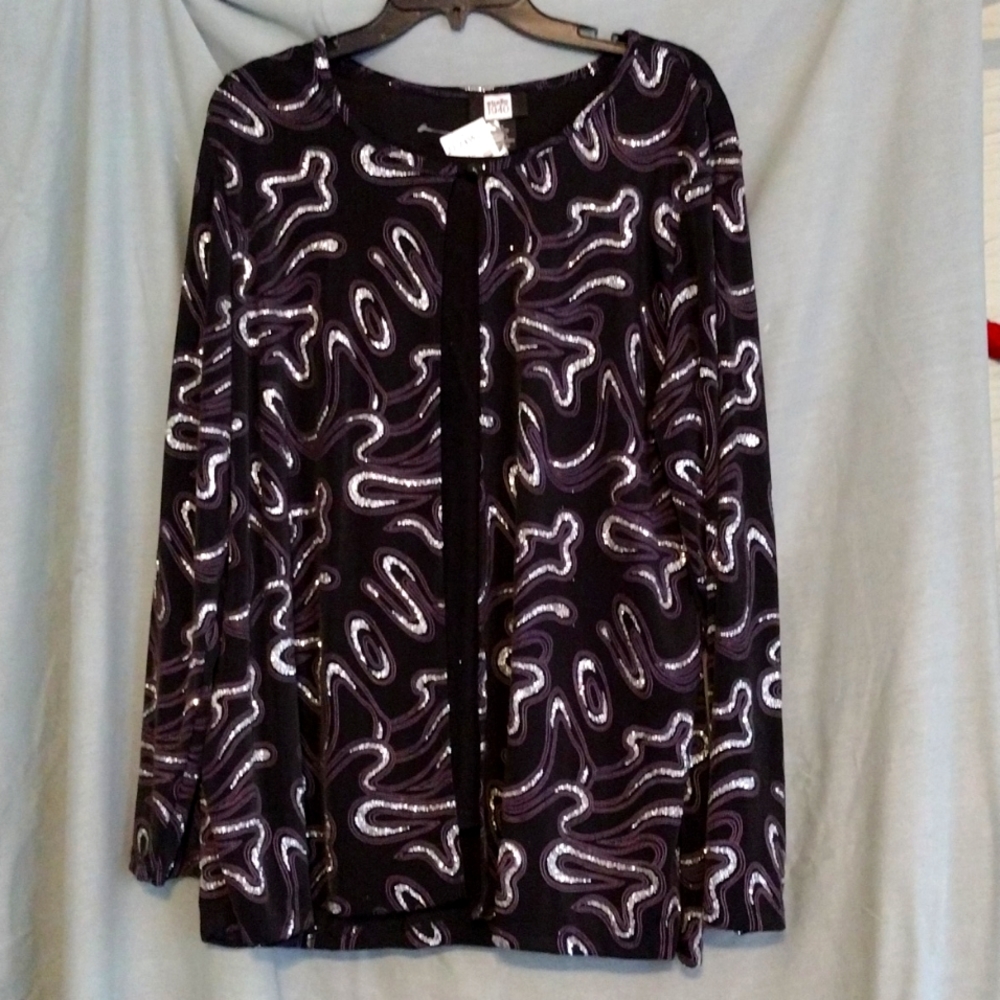 22/24W Slinky chic Top